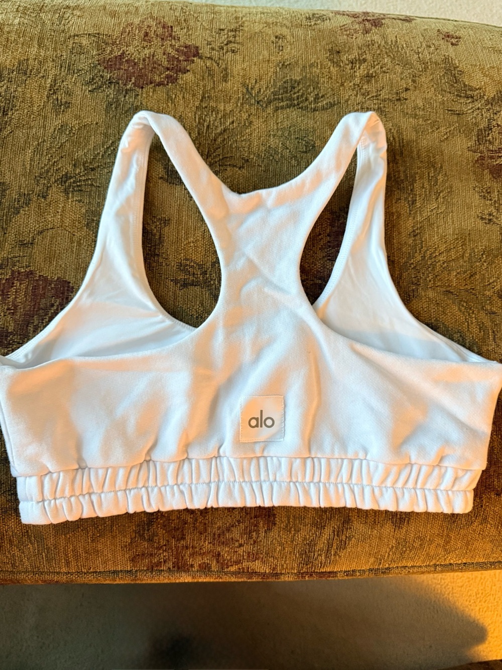 Alo Yoga Scoop Neck Sweatshirt Bra size L - Picture 2 of 2